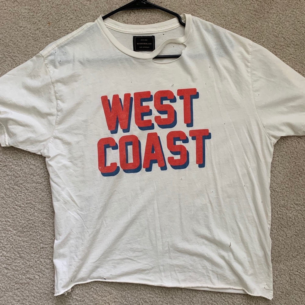 Retrobrand the Label West Coast Cropped Tee